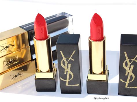 ysl rouge pur couture limited edition lipstick试色|rouge pur couture lipstick spf15.